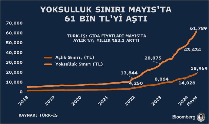 Açlık ve Yoksulluk Sınırı Araştırması: Türk-İş Raporu Detayları