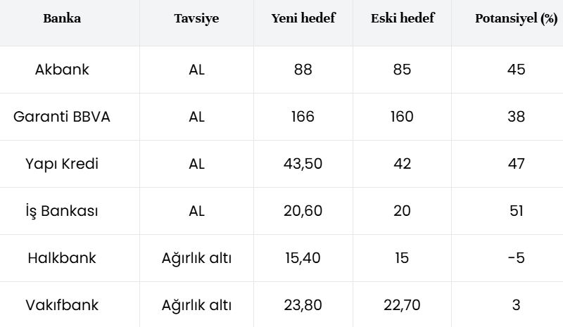 Bank of America'nın Türk Bankaları Üzerine Analizi